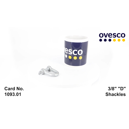 1093.01 - 3/8" "D" Shackles