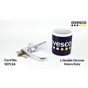 L Handle Chrome Heavy Duty
