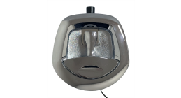 Whale Tail Lock with 12V Electronic Actuator - Chrome