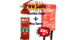 Fire Combo #1 1kg Extinguisher + Blanket