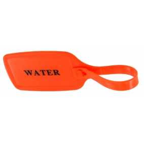 Orange Water Container ID Tag