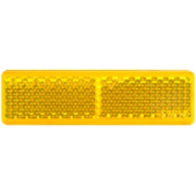 WR120A Pack-2 Amber Reflector adhesive base