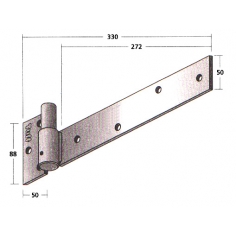 Tuff Hinge    Ball Bearing Hinge RH