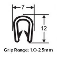 ***SEE 1149.00*** Pinchweld Black 50 Metre Roll Econ Series