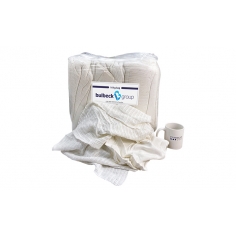 18097 - Rag Cotton Hospital Blank/White Rib 682.010