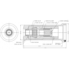 HIRE OF HUCK 1" C50 NOSE ASSEMBLY