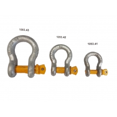 Yellow Pin Rated Bow Shackle 13mm