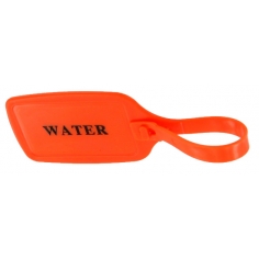 Orange Water Container ID Tag