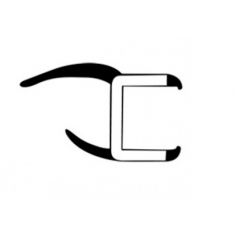 Pan Door Seal Plastic & Rubber H Section 21