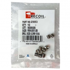 25053 Recoil Insert M5-0.8 X 1.5 (10 pack)