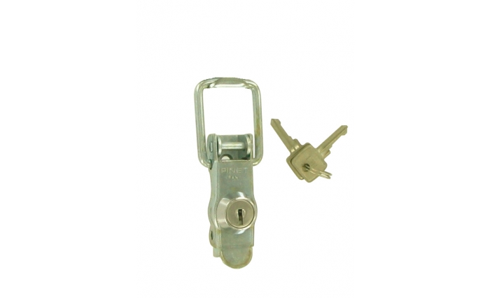 Over Centre Catch ZP Steel - Key Locking