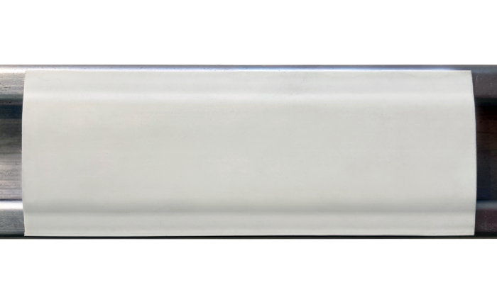 Channel Closure Strip PVC White 3m