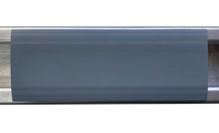 Channel Closure Strip PVC Dark Grey 1.5m