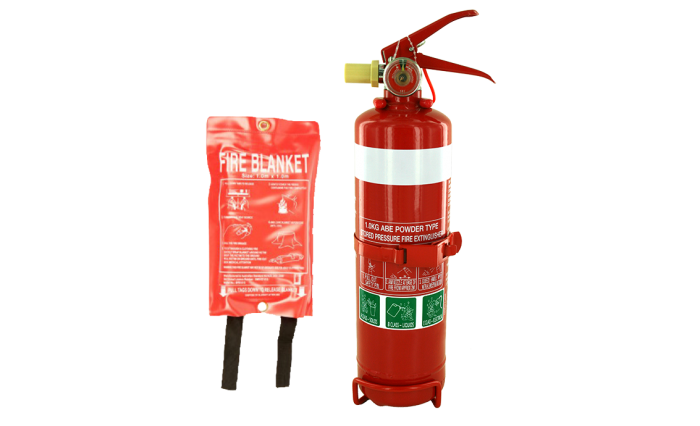 Fire Combo #1 1kg Extinguisher + Blanket