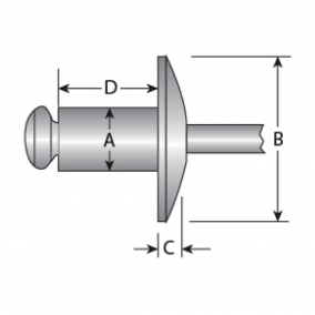 1/8'' Aluminium Body / Steel Mandrel
