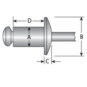 1/8'' Copper Body / Brass Mandrel