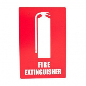 Extinguisher Sign (Small Sticker)