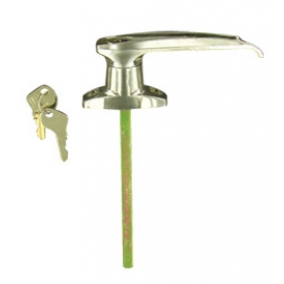 L Chrome Handle Front Fix Locking KD