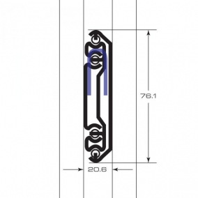 Locking Side Mount 190Kg OCCO Slide