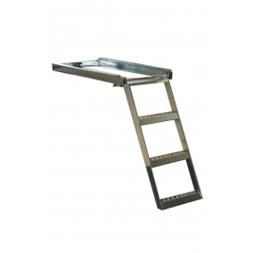 Pull Out Ladder 3 Step Stainless Steel