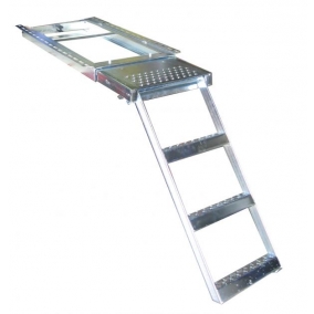 Pull Out Ladder 3 Step with Platform ZP Steel
