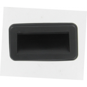 Recessed Black Handle