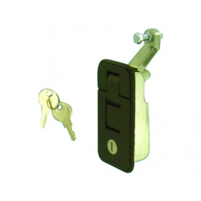 Recessed Lever Lock Black Large