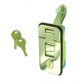 Recessed Lever Lock Chrome Large