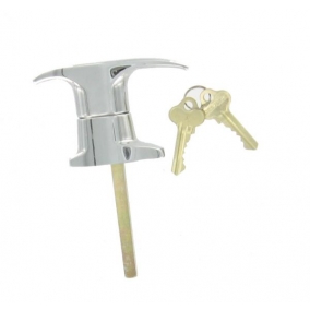 T Handle Chrome Heavy Duty