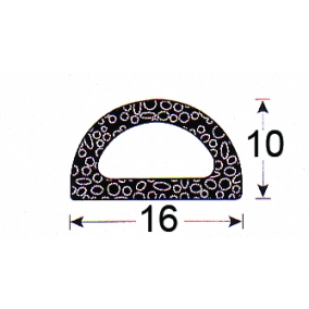 Trimlock Self Adhesive Rubber