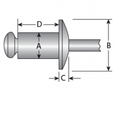 1/8'' Stainless Steel Body / Steel Mandrel