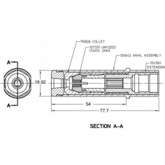 3/16" MAGNA GRIP NOSE ASSEMBLY H/DUTY  99-3201
