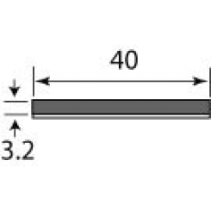 36 x 3.2mm Self Adhesive - Per Metre 