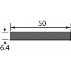 48 x 6.4mm Self Adhesive - Per Metre 