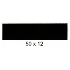 50 x 13mm Sponge Rubber Strip