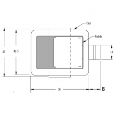 64 Push-To-Close Latch