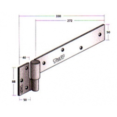 BALL BEARING HINGE ZP STEEL LH