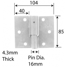 Ball Bearing Hinge RH
