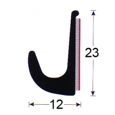 Drip Rail Mould White Self Adhesive