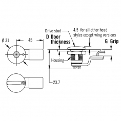 E5 Cam Latch
