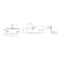 Gas Strut Bracket S/S 005