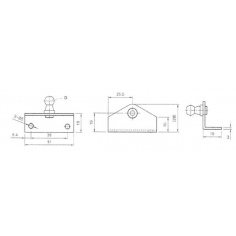 Gas Strut Bracket ABB