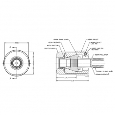 HUCK 1" Nose Assembly