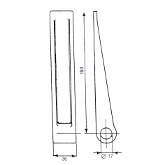 Heavy Duty Side Board Hinge