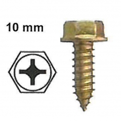 Hex Cross Bolt Gold