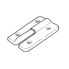 Hinge RH Chrome