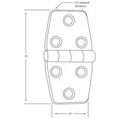 Hinge Stainless Steel
