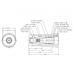 Huck 5/8" BOM Nose Assy