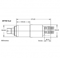 Huck 7/8" HPT Hydraulic Tool