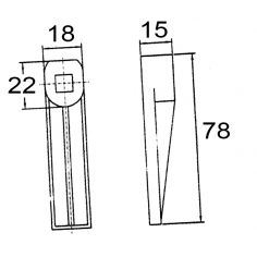 Latch Tounge Die Cast Alloy